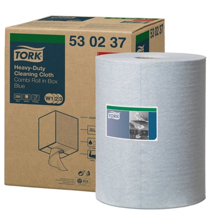 Tork Heavy-Duty combirol reinigingsdoek blauw 106,4mtr 280vel