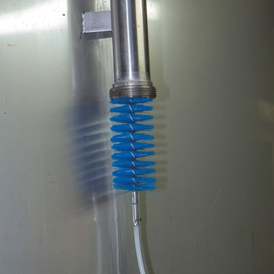 Vikan Flexibele kabel 1500mm met handvat wit/nylon