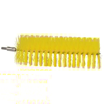 Vikan pijpenborstel 205x60mm geel 