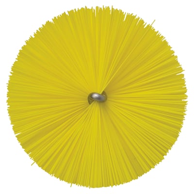 Vikan pijpenborstel 205x60mm geel 