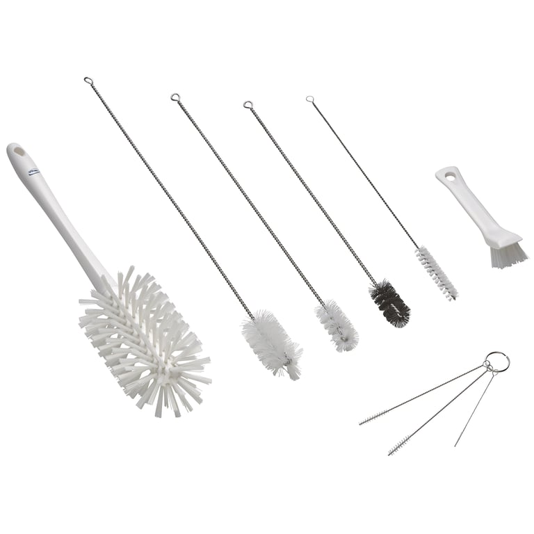 Vikan hygiene borstelset Sundae wit