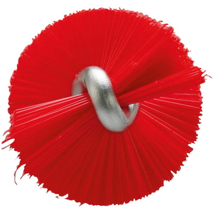 Vikan afvoerborstel polyester vezel rood