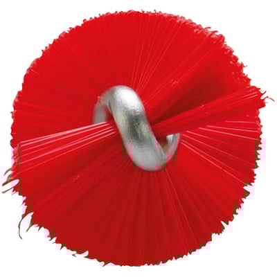 Vikan afvoerborstel polyester vezel rood
