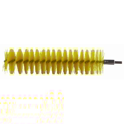 Vikan draadborstel voor flexibele kabel medium diameter 40mm x 200mm geel