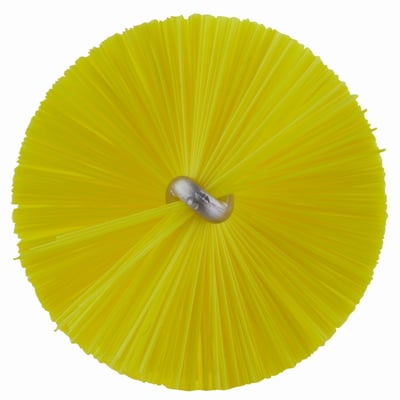 Vikan draadborstel voor flexibele kabel medium diameter 40mm x 200mm geel