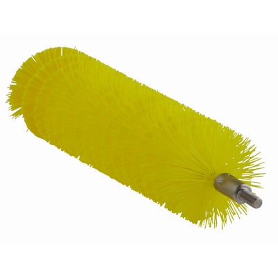 Vikan draadborstel voor flexibele kabel medium diameter 40mm x 200mm geel