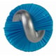 Vikan draadborstel 10mm RVS hygiënisch blauw hard