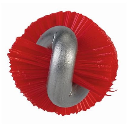 Vikan draadborstel 10mm RVS hygiënisch rood hard