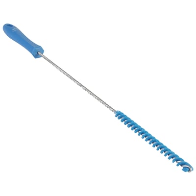 Vikan draadborstel 10mm RVS hygiënisch blauw hard