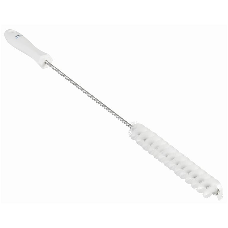 Vikan draadborstel met handvat medium 20mm RVS
