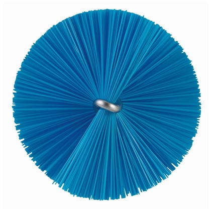 Vikan draadborstel 50mm RVS hygiënisch blauw medium
