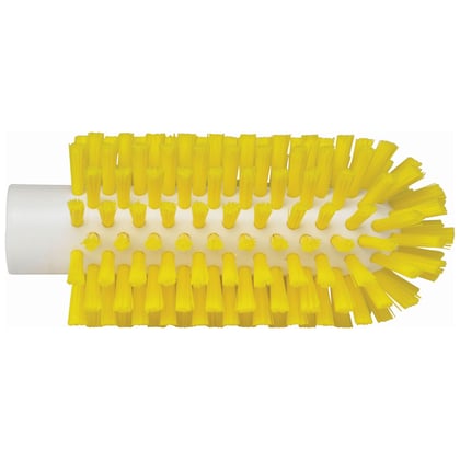 Vikan pijpenborstel geel hard + steelverbinding 150x63