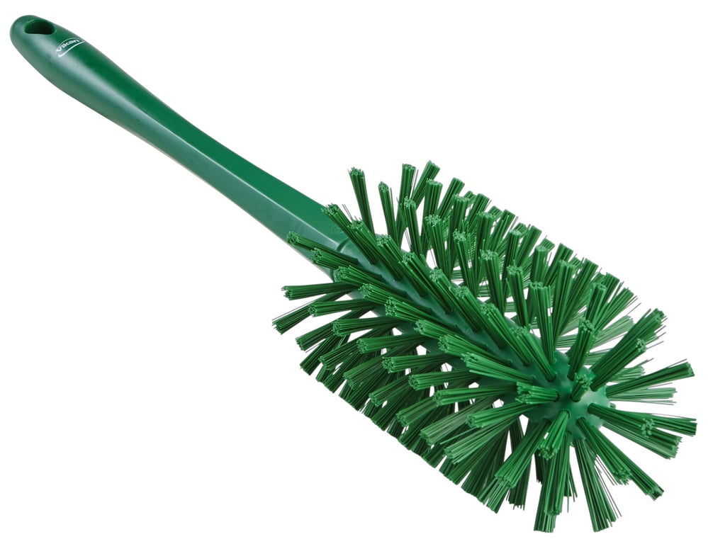 Vikan Ultra hygiëne pijpborstel met steel hard en medium polyester vezels 90x430mm