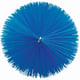 Vikan draadborstel voor flexibele kabel diameter 90x200mm blauw