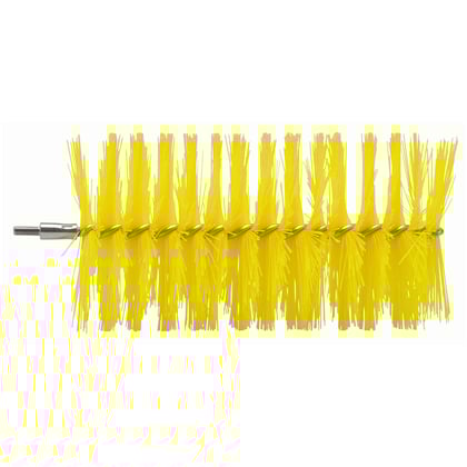 Vikan draadborstel voor flexibele kabel diameter 90x200mm geel