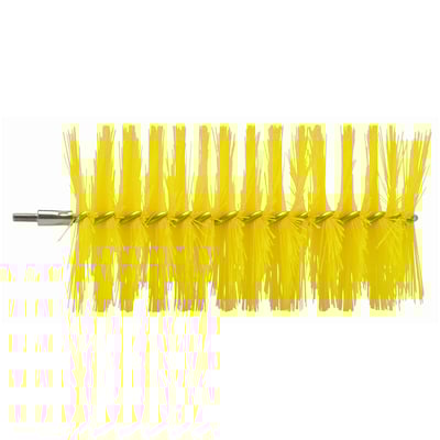 Vikan draadborstel voor flexibele kabel diameter 90x200mm geel