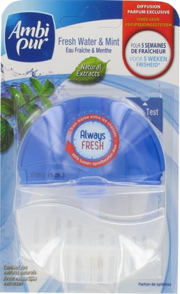 Ambi-Pur toiletblok starterkit Fresh Water & Mint 55ml