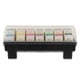 Foodsecure dispenser kunststof voor 7 rollen daglabels 25x25mm
