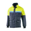 Tessuto Comfort-Soft reflecterende diepvries jas blauw geel maat M 