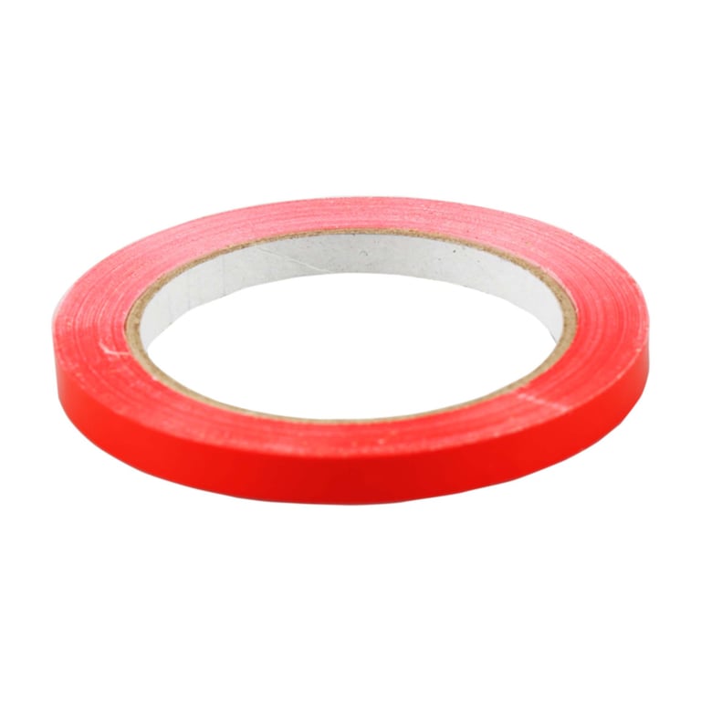PVC sluittape rood 9mm x 66mtr