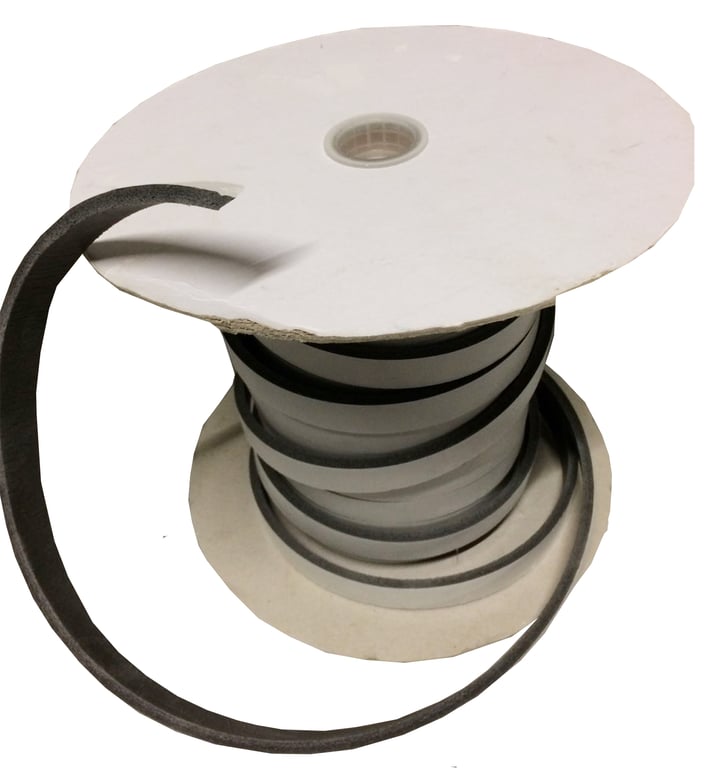 PE foamtape zelfklevend 5mm dik en 18mm breed grijs 80mtr
