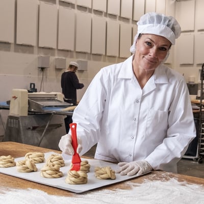 Vikan kwast superzacht plat 30mm breed rood