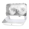 Tork mini jumbo 2-rol toiletpapierdispenser T2 wit