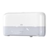 Tork mini jumbo 2-rol toiletpapierdispenser T2 wit