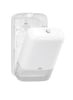 Tork T3 toiletpapierdispenser wit voor gevouwen toiletpapier kunststof