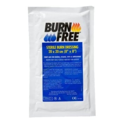 Burnfree brandwondenkompres 20x20cm 