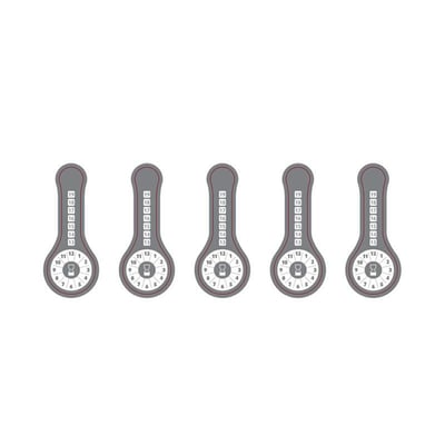 Controlestickers BHV koffers 5st 