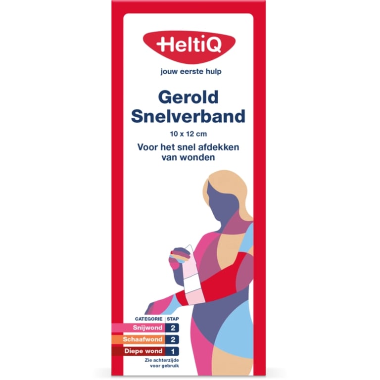 HeltiQ Gerold Snelverband nr. 3 10 x 12 cm