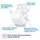 Tork toiletpapierdispenser voor compactrollen wit