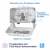 Tork OptiServe toiletpapierdispenser wit t.b.v. 2 rollen hulsloos toiletpapier 