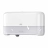 Tork OptiServe toiletpapierdispenser wit t.b.v. 2 rollen hulsloos toiletpapier 