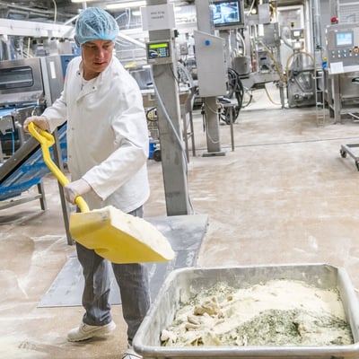 Vikan schop ergonomisch lengte 130cm geel