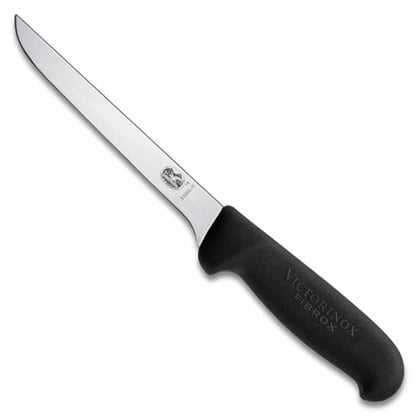 Victorinox uitbeenmes smal recht 12xm zwart
