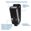 Tork zeep en handdesinfectie dispenser zwart S4 