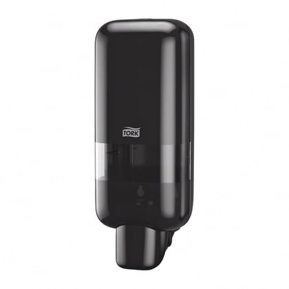 Tork zeep en handdesinfectie dispenser zwart S4 