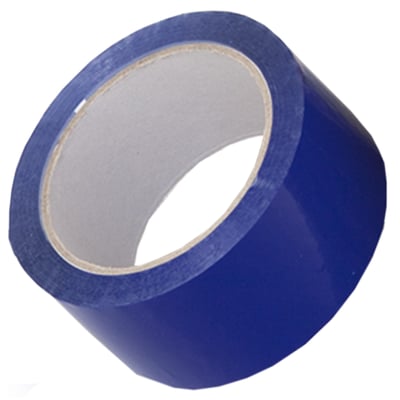 PP acryle tape no noise 50mmx66mtr blauw 