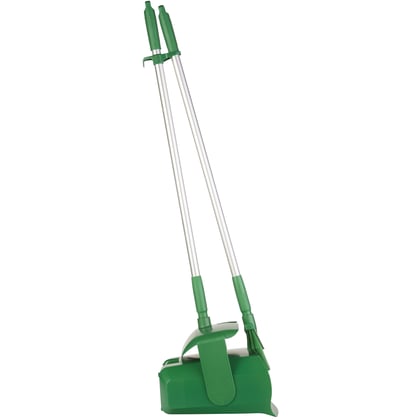 Vikan combinatieset blik-veger met lange steel afsluitbaar groen