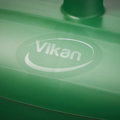 Vikan combinatieset blik-veger met lange steel afsluitbaar groen
