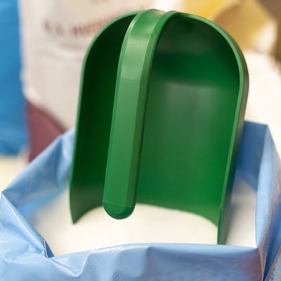 Vikan hygiene ergonomische handschep 270mm groen 2ltr