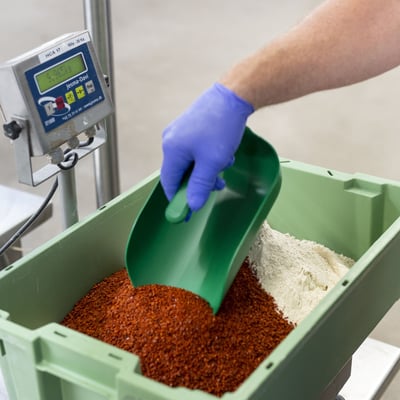 Vikan hygiene ergonomische handschep 270mm groen 2ltr