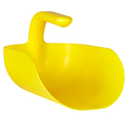 Vikan hygiene ergonomische handschep 270mm geel 2ltr
