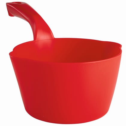 Vikan ronde schepbak rood 1ltr