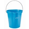 Vikan emmer 12ltr met tuit blauw 