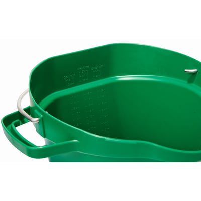 Vikan emmer met maatverdeling en schenktuit 20ltr groen