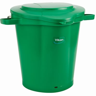 Vikan emmer met maatverdeling en schenktuit 20ltr groen