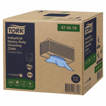 Tork industriële heavy-duty reinigingsdoek 4x60st 